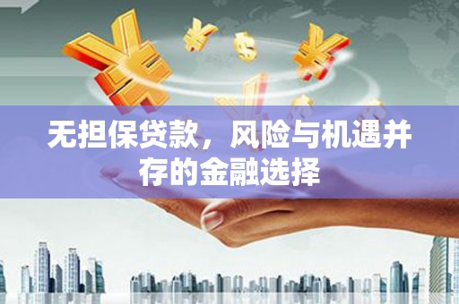 金寨无担保贷款，风险与机遇并存的金融选择