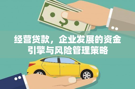 金寨经营贷款，企业发展的资金引擎与风险管理策略