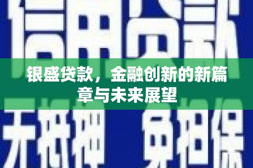 金寨银盛贷款，金融创新的新篇章与未来展望