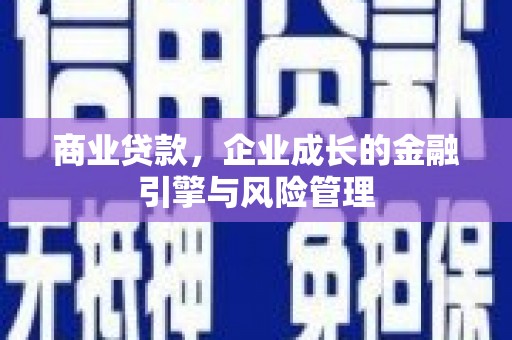 金寨商业贷款，企业成长的金融引擎与风险管理