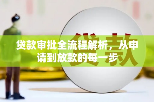 金寨贷款审批全流程解析，从申请到放款的每一步
