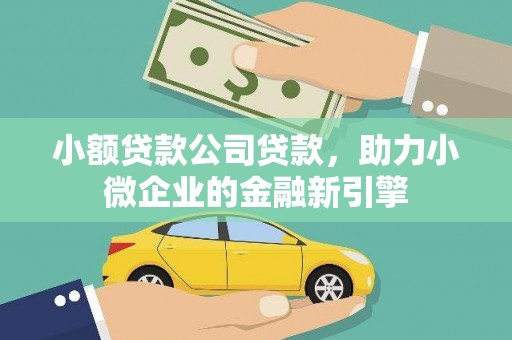 金寨小额贷款公司贷款，助力小微企业的金融新引擎