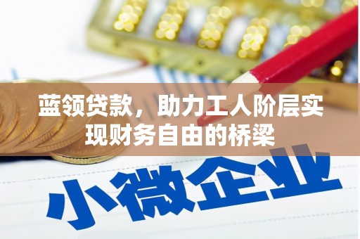 金寨蓝领贷款，助力工人阶层实现财务自由的桥梁