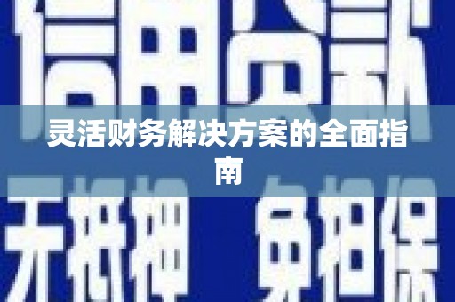 金寨灵活财务解决方案的全面指南