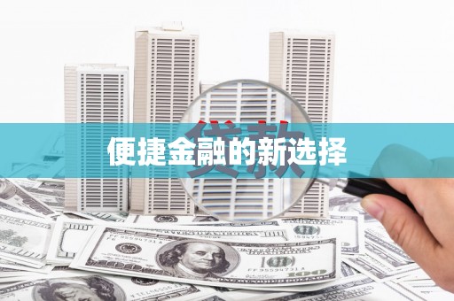 金寨便捷金融的新选择