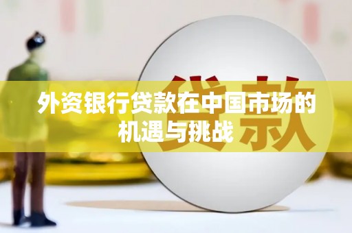 金寨外资银行贷款在中国市场的机遇与挑战