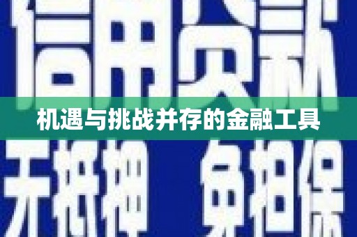 金寨机遇与挑战并存的金融工具