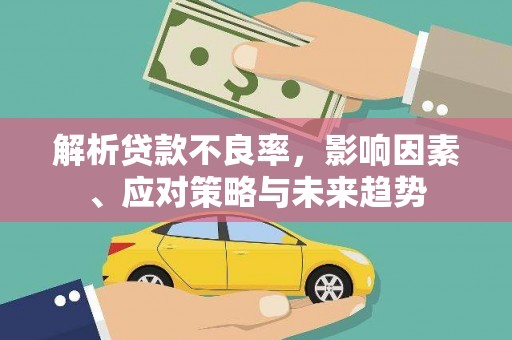 金寨解析贷款不良率，影响因素、应对策略与未来趋势