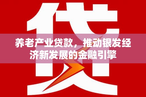 金寨养老产业贷款，推动银发经济新发展的金融引擎