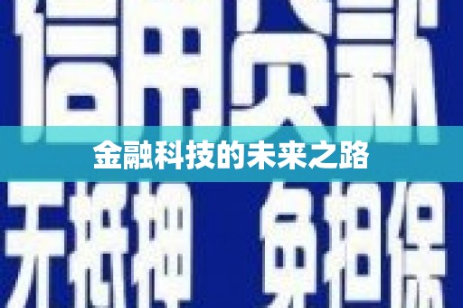 金寨金融科技的未来之路