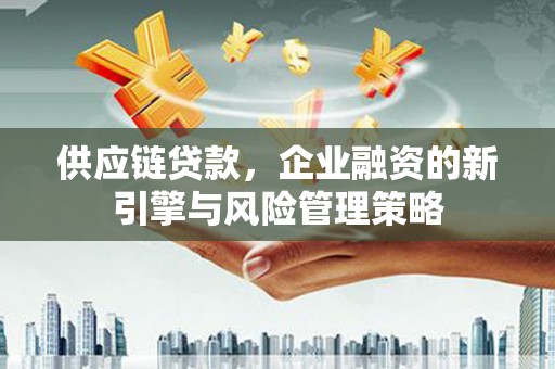 金寨供应链贷款，企业融资的新引擎与风险管理策略