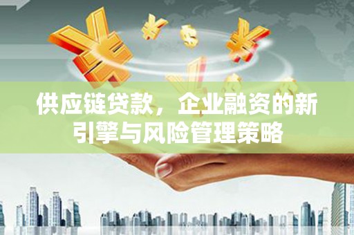 金寨供应链贷款，企业融资的新引擎与风险管理策略