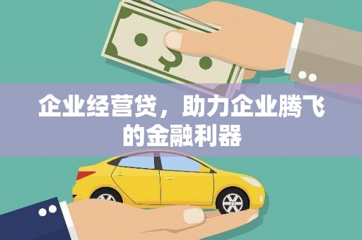 金寨企业经营贷，助力企业腾飞的金融利器