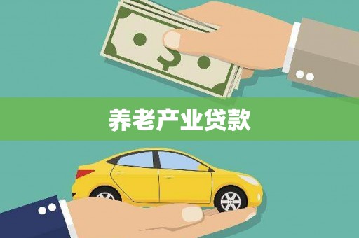 金寨养老产业贷款