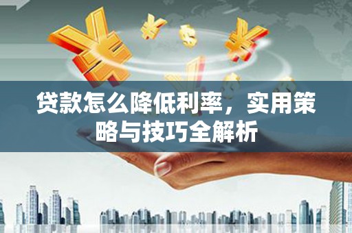 金寨贷款怎么降低利率，实用策略与技巧全解析