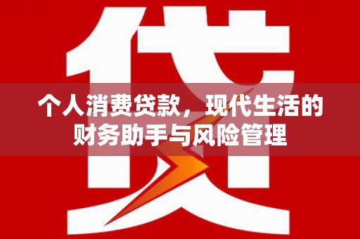 金寨个人消费贷款，现代生活的财务助手与风险管理