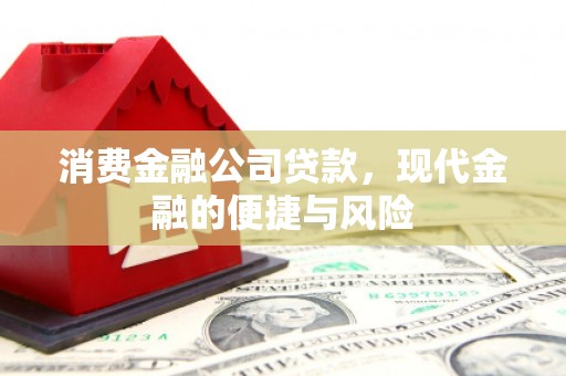 金寨消费金融公司贷款，现代金融的便捷与风险