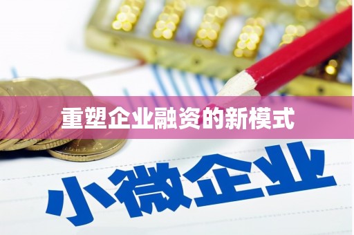 金寨重塑企业融资的新模式