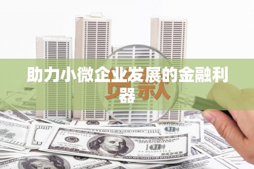 金寨助力小微企业发展的金融利器