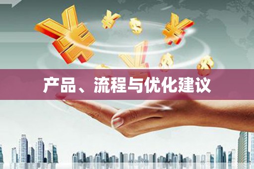 金寨产品、流程与优化建议