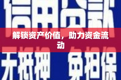 金寨解锁资产价值，助力资金流动