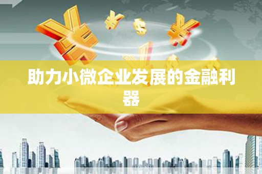 金寨助力小微企业发展的金融利器