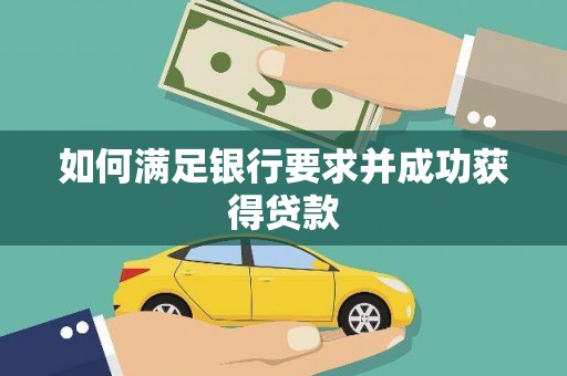 金寨如何满足银行要求并成功获得贷款