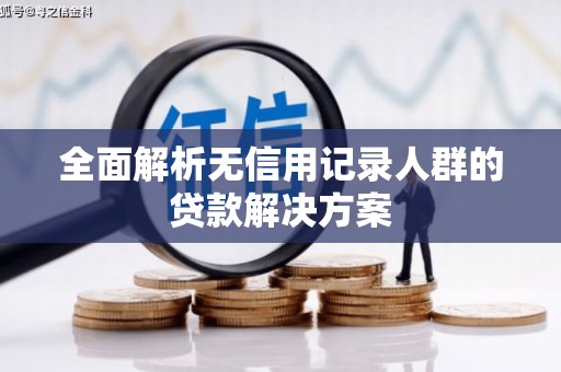 金寨全面解析无信用记录人群的贷款解决方案