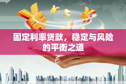 金寨固定利率贷款，稳定与风险的平衡之道
